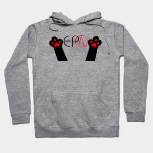 Skeptic kitty paws Hoodie